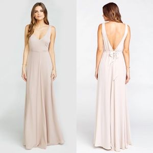 Jenn Maxi Dress in Show Me The Ring Crisp